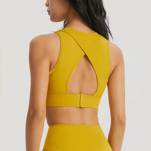 Sujetador deportivo personalizado para Fitness, ropa interior de Yoga para mujer, para el pecho con almohadilla Top, alta resistencia - Product Image 5