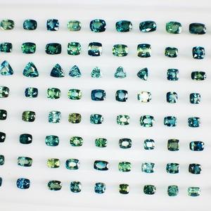 Zafiro verde azulado natural de calidad AAA calentado exclusivo de la mina Kanchanaburi, certificado IGI brillante y raro - Product Image 4