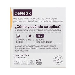 Crème Visage De Da Antiarrugas Q10 Benesk 50 ml - Product Image 3