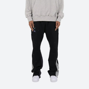 Nuevo estilo al aire libre Hombres Ropa informal Pantalones sueltos Pantalones de hombre Mejor precio Hombres última moda Material de algodón acampanado lavado - Product Image 1