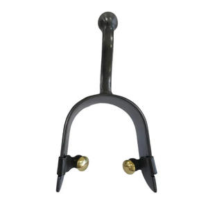 Espuelas de extremo de perilla occidental para equitación Ecuestre para botas de vaquero Personalización de acero inoxidable Productos equinos aceptados - Product Image 4