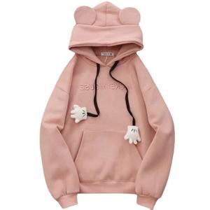 2024 nouveau printemps hiver mode Logo personnalisé femmes à manches longues pull à capuche Zip 3D couleur unie culture mince sweat décontracté - Product Image 1