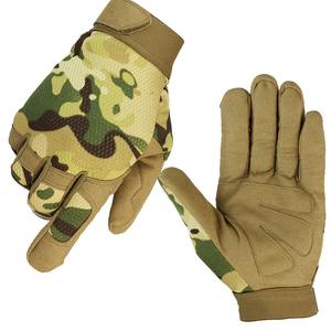 Gants tactiques Sports de plein air Personnaliser Gants à doigts complets Camping Moto Gants antidérapants - Product Image 1