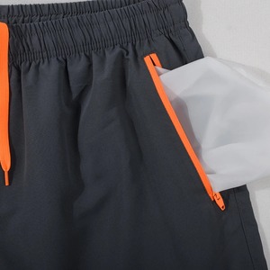 กางเกงขาสั้นลำลองผ้าฝ้าย100% ใหม่สำหรับผู้ชายกางเกงขาสั้นแฟชั่นกางเกงขาสั้นด้านข้างมีซิปด้านข้างมีซิปสำหรับใส่กลางแจ้งฤดูร้อน - Product Image 2
