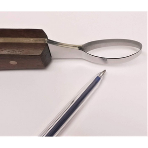 Ensemble de couteaux à sabot à petite boucle pour gauchers et droitiers avec manche en bois Couteau à sabot pour couper le sabot de chèvre mouton et cheval - Product Image 5