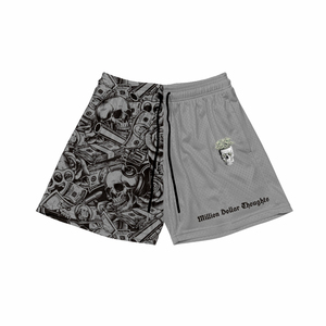 2026 Wholesale Custom Made <b>Mens</b> Mesh Sports <b>Shorts</b> High Waist Drawstring Closure Quick Dry Breathable Casual Style Solid <b>Pattern</b> - Product Image 3