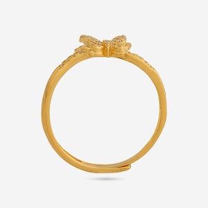 Bague en diamant platine avec placage rhodium - Design romantique pour un usage quotidien (argent 92,5) - Product Image 4