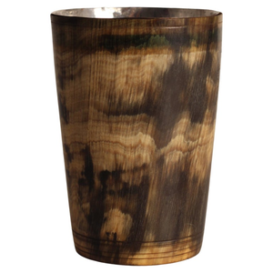 Vaso para beber de cuerno de búfalo de alta calidad, venta al por mayor, cuerno Premium, vidrio corto, producto pulido ecológico personalizado de la India - Product Image 1