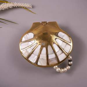 Trinket for Jewelry <b>and</b> Keepsakes <b>Storage</b> Made from Mother of Pearl <b>and</b> Brass Premium Gifting bulk supplier - Product Image 6