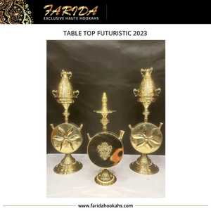 Tốt Nhất Bán Sang Trọng Farida Hookah Phụ Kiện Độc Đáo Tương lai Thiết Kế 2023 Ai Cập Sơn Mài Kết Thúc Mini Bảng Top Shisha Hộp - Product Image 2