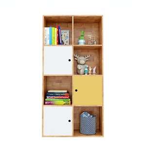 160cm <b>Tall</b> Rubber Wood 4-Tier Bookshelf KS68108-Bookcases & Bookshelves - Product Image 2