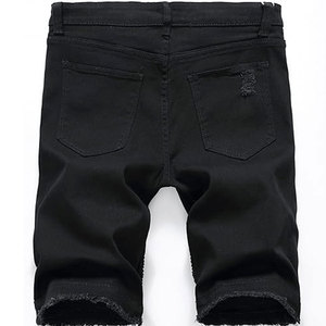 Wholesale Price Outdoor Use Men Casual <b>Jeans</b> Short Custom Logo Oversized Light Weight Men <b>Jeans</b> Short - Product Image 2