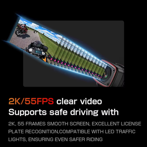 Enregistreur AKEEYO Enregistreur de <span class=keywords><strong>moto</strong></span> Dash Caméra étanche 4k Enregistreur automatique pour <span class=keywords><strong>moto</strong></span> - Product Image 4
