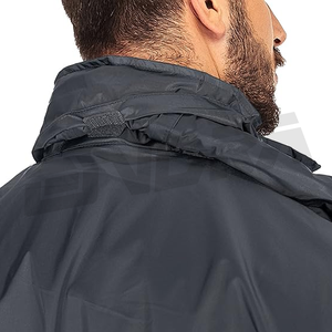 Chaqueta impermeable para hombre, abrigo ligero impermeable con capucha, impermeable para exteriores, cortavientos, chaqueta impermeable para viajes y senderismo - Product Image 6