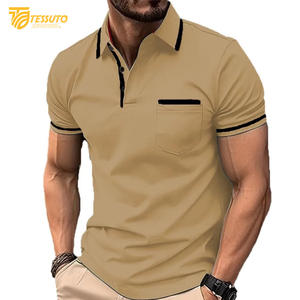 Hombres de alta calidad para Polo Último diseño Ropa informal transpirable Bajo MOQ Personalizado Tallas grandes Opciones personalizables - Product Image 2