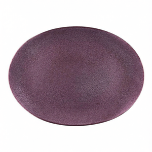 Plato para Servir de Gres 45x34cm Negro y Morado de BITZ - Product Image 3