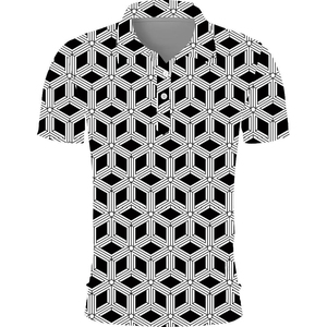 Polos de sublimación a precio barato transpirables de secado rápido antiarrugas sostenible última llegada material suave polos de hombre - Product Image 2