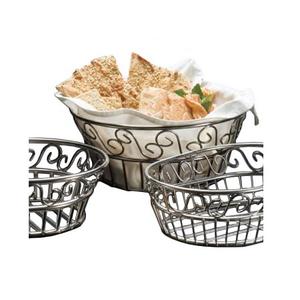 Cesta de pan de 2 niveles de hierro de diseño de tendencia, forma y tamaño personalizados, cesta de almacenamiento de alimentos para accesorios de cocina - Product Image 3