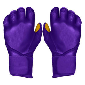 Guantes de Bateo de Béisbol de Cuero de Alta Calidad con Nuevo Diseño, Acolchado Extra, Transpirables, Suaves, Personalizables, con Correa de Velcro, Ligeros - Product Image 4