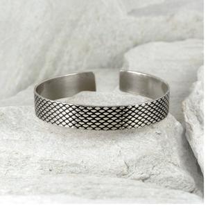 2026 Australia wedding Silver gemstone Cuff Wide Crumpled Antique Silver Plated <b>Metal</b> Long Cuff jewelry Colorful <b>Bracelet</b> - Product Image 6
