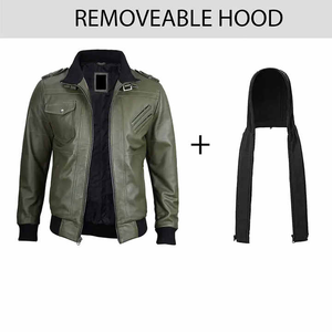 Veste en cuir pour hommes personnalisée style à la mode vente en gros professionnel veste en cuir de haute qualité pour hommes - Product Image 4