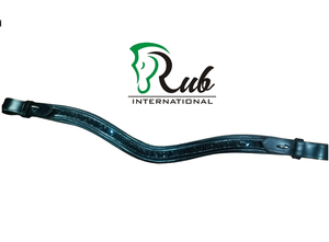 Bande de sourcils en cristal personnalisée de haute qualité Chevaux Motifs uniques Accessoire équestre élégant et durable en cuir de haute qualité - Product Image 3