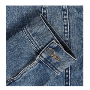 Chaqueta de mezclilla informal para hombre de alta calidad Tendencia de primavera y otoño con proveedor de chaquetas de mezclilla de estilo Hip Hop de ajuste suelto - Product Image 6