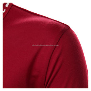 เสื้อโปโลแขนสั้นผู้ชายสีพื้นพิมพ์ลายตัวอักษรแฟชั่นลำลองเสื้อพิมพ์ลายตัวอักษรสีพื้น - Product Image 4