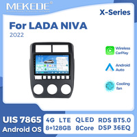 MEKEDE X40 UIS7865 8+128G 2K QLED AKM DSP Kabelloses CarPlay Android Auto für LADA NIVA 2022