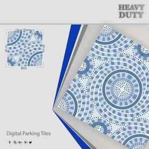 Vistaar Marca Direto Fábrica Suprimentos Heavy Duty Outdoor Cerâmica Porcelana Digital Piso Estacionamento Telhas 40x40cm 400x400mm - Product Image 2