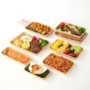 Wholesale Disposable Kraft Paper Bowl with PET Lid 500ml/750ml/1000ml Round Snack Fruits Salad Food <b>Container</b> With good price - Product Image 3