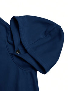 Conjunto de Sudadera con Capucha y Pantalones Deportivos para Hombre, de Alta Calidad, 100% Algodón, Transpirable, 500gsm, Diseño Cuadrado, Personalizado por el Fabricante - Product Image 5