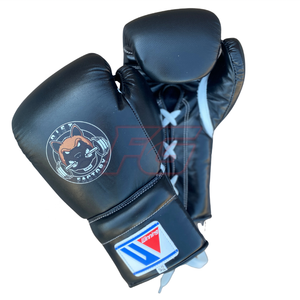 Ensemble d'équipement de boxe et de MMA haut de gamme personnalisé en cuir, antidérapant, respirant, à séchage rapide, avec fermeture à lacets, pour entraînement adulte - Product Image 6