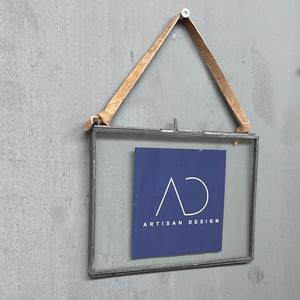 Cadre photo mural, finition galvanisée avec suède - Product Image 4