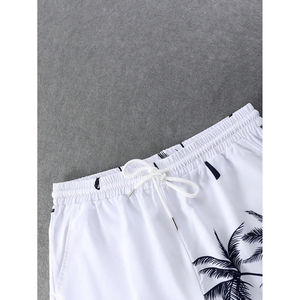 Última camiseta de moda de verano para hombre y conjuntos cortos Casual Color sólido Imprimir Ropa elegante - Product Image 5