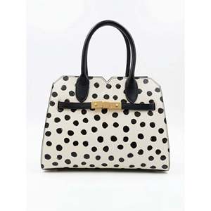 Borsa Strutturata in Vera Pelle Dollaro - Made in Italy - Art. DOT3" - Product Image 1