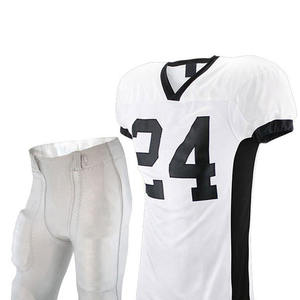 Ensembles d'uniformes de football américain à manches courtes pour adultes, respirants et à prix raisonnable, fabriqués par une bonne entreprise - Product Image 4