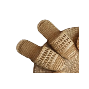 Chaussons Personnalisés de Bonne Qualité Fait à la Main Jacinthe d'Eau Naturelle Couleur Personnalisée du Vietnam Fabricant - Product Image 4