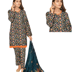 FESTIVAL DE FIESTA CASUAL DE MUJER DESGASTE KURTIES INDIAS CON PANTALÓN HANDBLOCK DUPTTA CONJUNTO PRECIO AL POR MAYOR PARA SEÑORAS DE AA IMPEX - Product Image 5