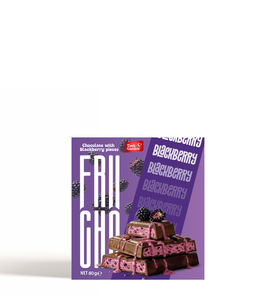 Barra de Chocolate Cuadrada Premium FRUCHO Rellena de Fruta Sólida - Product Image 4