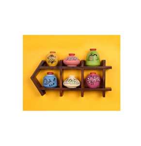 ชั้นวางของติดผนังไม้ ชั้นวางของติดผนังไม้ ชั้นวางของไม้ติดผนัง ป้ายติดผนัง ตกแต่งห้องพักโรงแรม ของตกแต่งผนัง งานแขวนผนัง โดย z f craft impex - Product Image 4