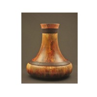 Vas Lantai Bulat Art Deco Buatan Tangan dari Bambu & Kayu Alami Ramah Lingkungan Premium Dekorasi Pernikahan Ukuran Dapat Disesuaikan Buatan India