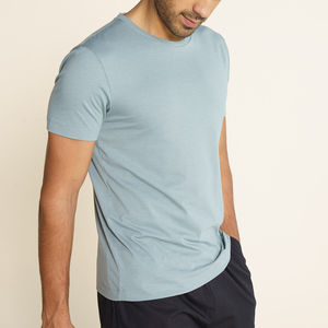 T-shirt pour homme en coton 100% de haute qualité, élégant, grande taille, disponible en designs personnalisés à bas prix, tissu respirant - Product Image 3