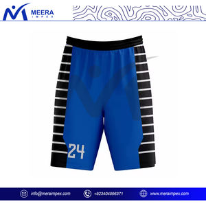 2025 vente chaude uni bleu et noir motif hommes court, séchage rapide, léger et durable Fitness, short de course pour hommes - Product Image 3