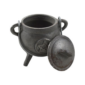 Quemador de caldero de hierro fundido de alta calidad para decoración festiva del hogar con quemador de incienso hecho a mano con acabado pintado - Product Image 4
