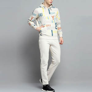 Survêtement imprimé pour hommes, à prix réduit, pantalon de survêtement et sweat à capuche en tissu confortable et à séchage rapide - Product Image 2