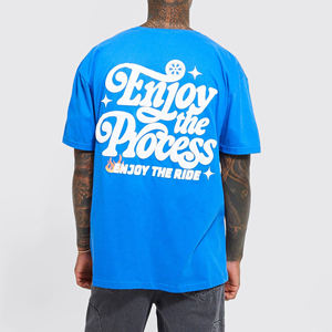 Streetwear gráfico Vintage de gran tamaño estampado de talla grande de peso pesado de algodón de peso pesado camisetas gráficas de gran tamaño para hombres y mujeres - Product Image 3