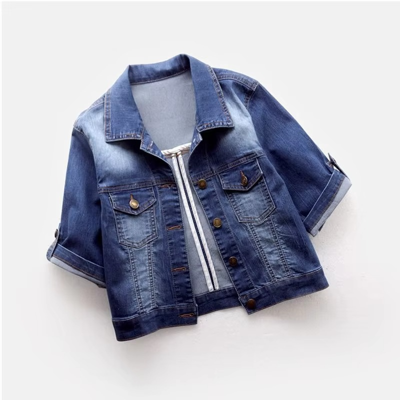 Ladies Jackets Thin Jean Jacket For Summer Korean Summer Coat