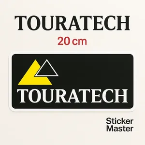 Autocollant de logo de moto Touratech 20 cm, vinyle imperméable pour décoration, chef-d'œuvre - Product Image 3