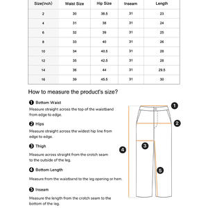 Pantalones de golf personalizados para mujer con ajuste personalizado Estilo Delgado Diseño elástico Material transpirable Opciones Etiquetas Logo bordado - Product Image 6